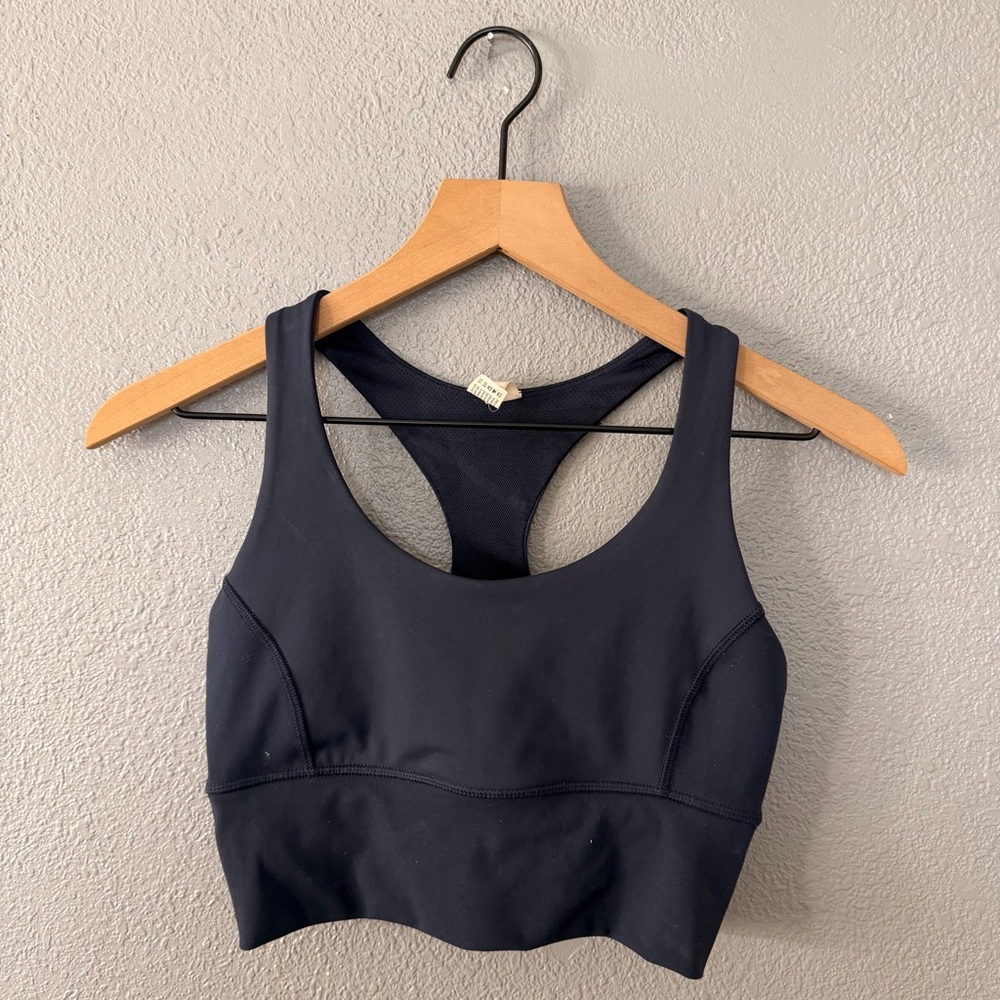 Navy blue Racerback Sports Bra